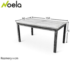 Noela Záhradný drevený stôl Garden I.