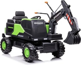 LEAN CARS Nabíjateľné rýpadlo Volvo DK-VE888 zelené