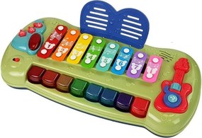 LEAN Interaktívny detský klavír - piano, činely