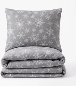 Vianočné obliečky Aurelia sivé EMI, Detský set 90x130 + 45x65