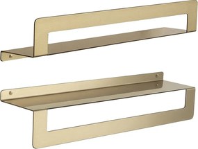 Gedy Gedy, CLEO polica s držiakem uterákov 500mm, zlatá matná, 2019885