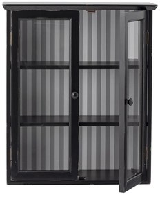 Čierna závesná vitrína z jedľového dreva 51,5x66,5x22,5 cm Hazem – Bloomingville