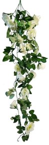 GFT Umelá previsnutá kvetina - biela