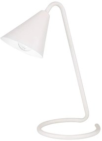 RABALUX Moderná stolová lampa MONTY, 1xE14, 40W, biela