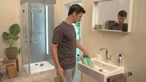 Hansgrohe Metris New, umývadlová batéria s otočným výtokom a výpustom, chrómová, HAN-31087000