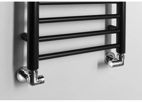 Sapho - Kúpeľňový radiátor DINA 477W 40x156 cm matná čierna