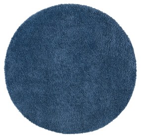 Dekorstudio Shaggy okrúhly koberec CITY 500 modrý Priemer koberca: 120cm