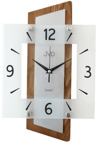 Nástenné drevené hodiny JVD NS17012/11, 38 cm