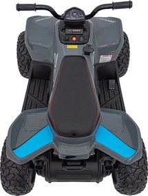 Ramiz McLaren Racing MCL 35 detská štvorkolka šedá + diaľkové ovládanie + pomalý štart + EVA + LED audio