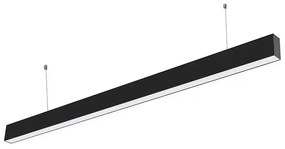 LED Luster na lanku SAMSUNG CHIP LED/40W/230V 6400K čierna