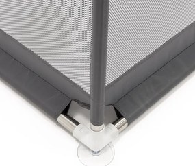 Detská ohrádka – zatvorená, 200 × 180 × 66 cm, skladacia, sivá Springos HA7529