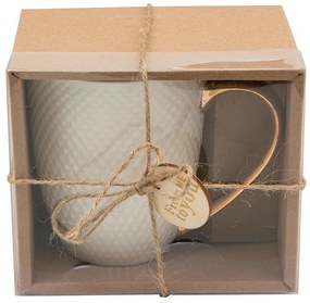 Florina Porcelánový hrnek v darčekovom balení Romby, 400 ml