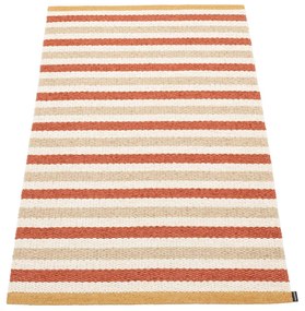 Vnútorný a vonkajší koberec v tehlovo-krémovej farbe 70x120 cm Teo Brick – Pappelina