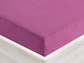 Froté napínacie prestieradlo FR-009 Orgovánové 90 x 200 - výška 20 cm