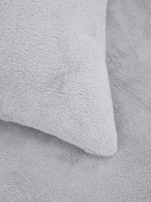 Beránkové prodloužené povlečení mikroplyš Exclusive – Teddy světle sivé