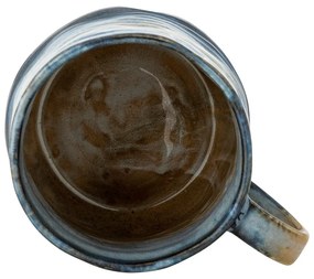 Modré hrnčeky v súprave 4 ks z kameniny 380 ml Deana – Bloomingville