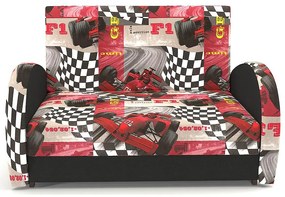 Pohovka Kaja 2 formula červená + Mura 100