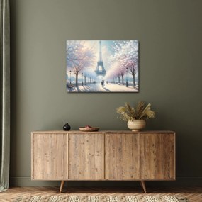 Obraz - Maľba z Paríža (70x50 cm)