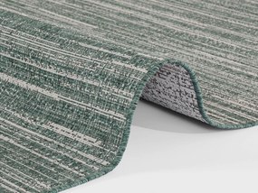 Kusový koberec Gemini 105547 Green z kolekcie Elle – na von aj na doma, 80x250, zelená, chodba / predsieň, ELLE Decoration