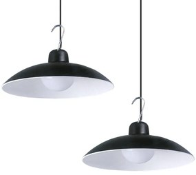 SADA 2x LED Solárne závesné svietidlo LED/6W/3,7V 2000 mAh IP44 + DO