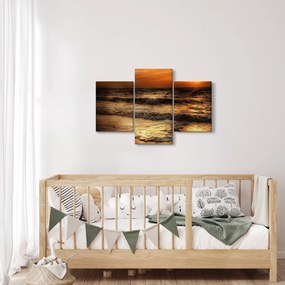 Obraz - Vlny pri pobreží (90x60 cm)