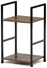 BONTEC Regál, mdf, hnedá, GD-212 OAK Farba: Hnedá