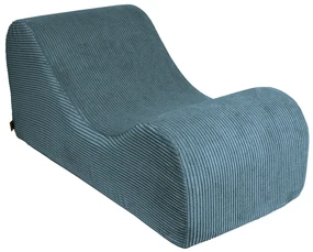 MeowBaby® Detské dizajnové kreslo Wave Turquise