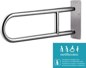 Mereo Mereo, madlo pevné, nerez, 80 cm, MER-KD9040