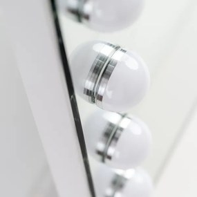 BRILAGI - LED Stmievateľné make-up zrkadlo HOLLYWOOD LED/15W/230V 60x50 cm biela