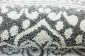 Koberec Lima G757A mandala, krémový / sivý kruh