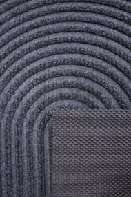Textilná rohožka EMBOSSED T-025 TMAVOSIVÁ rozmer: 40x60 cm