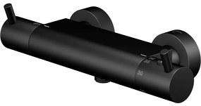 STEINBERG 100 sprchová termostatická batéria nástenná, matná čierna, 1003200S