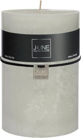Zelená nevonná sviečka XXL valec - Ø 10 * 15 cm / 120H