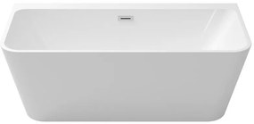 Vaňa prístenná voľne stojaca Varya 150/75 + sifón s prepadom zlatá