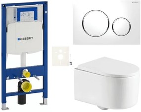 Závesný wc set do ľahkých stien / predstenová SAT SIKOGESTOR72S20