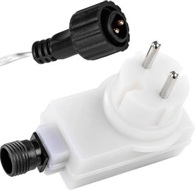 VOLTRONIC svetelný dážď - 600 LED, teplá/studená biela