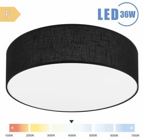 Brilagi - LED Stropné svietidlo SIRIJA LED/36W/230V pr. 45 cm čierna