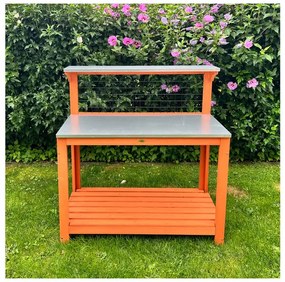 Habau Záhradný stôl s pozinkovanou doskou  (100381702)