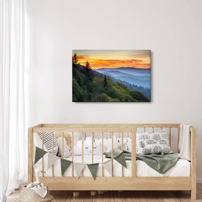 Obraz - Červánky v horách (90x60 cm)