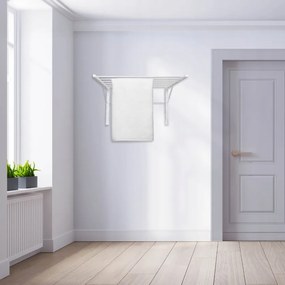 Erga Laponia, nástenný sušiak na bielizeň 82x55x50 cm, biela, ERG-SEP-1078SUSZLAPWH