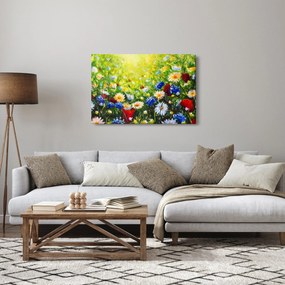 Obraz divokých kvetov (90x60 cm)