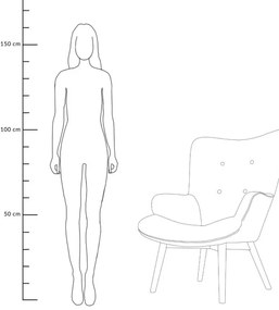 Kreslo MOSS TEDDY BOUCLE béžové 828527