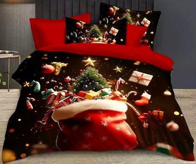 Obliečky Vianoce D2 Bavlna 7-dielna súprava