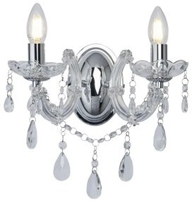 Searchlight - Nástenné svietidlo MARIE 2xE14/40W/230V