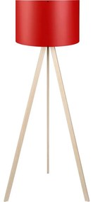 Stojacia lampa AYD 1xE27/40W/230V červená/béžová