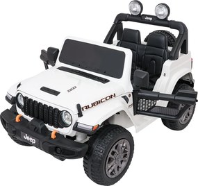 Ramiz Jeep Wrangler Rubicon LIFT elektrické autíčko pre deti biele