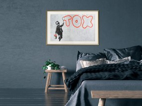 Artgeist Plagát - Toxic [Poster] Veľkosť: 45x30, Verzia: Zlatý rám