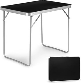 Skládací turistický stůl Veloca 80x60 cm černý