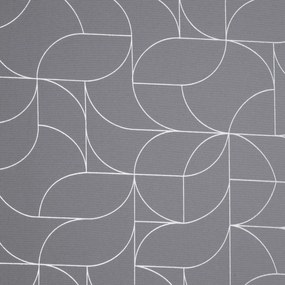 ZÁVES NA KRÚŽKOCH EVI 140X250 CM STRIEBORNÁ