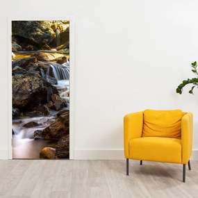 Fototapeta na dvere - Kamenitý potok (95x205cm)